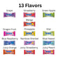 HI-CHEW Variety Mix Bulk, 220+ Pieces, 4 Stand Up Pouches - 13 Flavors Bulk, Sweet and Sour Chewy Candy, Unique Fun Soft - Immen