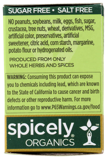 Spicely Organic Tandoori Masala Seasoning 0.45 Oz Certified Gluten Free