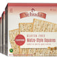 Yehuda Gluten Free Everything Matzo Squares, 3 Pack, 2.86 lb, Thin & Crisp, Certified Kosher