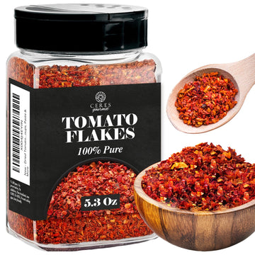 Dried Tomato Powder 5.3 Oz, Premium Non-GMO Tomato Powder for Cooking - 100% Pure, No MSG, No Preservatives, No Additives, Perfe