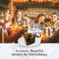 Trappist Abbey Fruitcake - Traditional Christmas Cake with Candied Fruits & Nuts, Soaked in Brandy, 16 Ounce