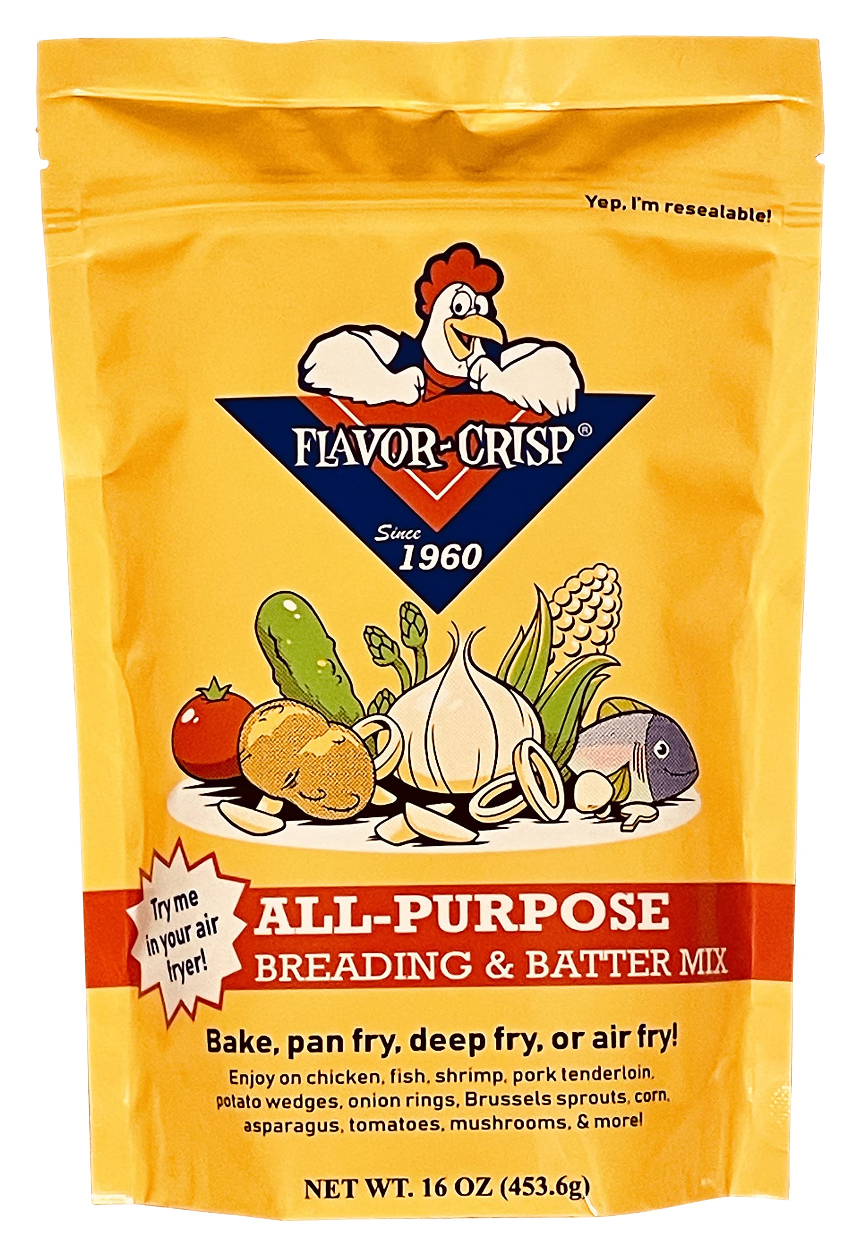 Flavor-Crisp All-Purpose Breading & Batter Mix for Chicken, Fish & Meats - 1 Count