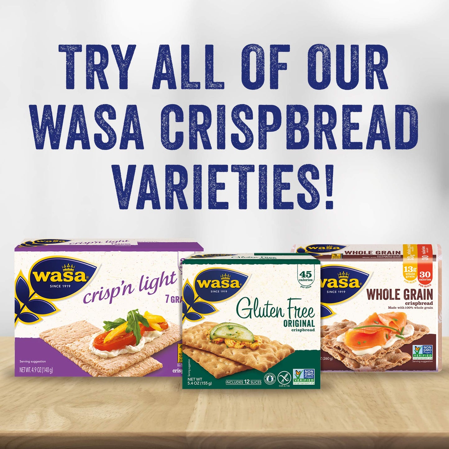 Wasa Thin Rye Swedish Crispbread, 8.6 Oz, Non-Gmo Project Verified Rye  Ers, No Saturated Fat (0.5G Total Fat), 0G Of Trans Fat, No Cholesterol, 100% Whole Grain (Pack Of 12)