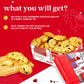 Davids Cookies Cranberry Pistachio Biscuits Sweet Sampler in Love Tin - 9.3oz Irresistible Crunch, Snacks & Bakery Treats - Ide