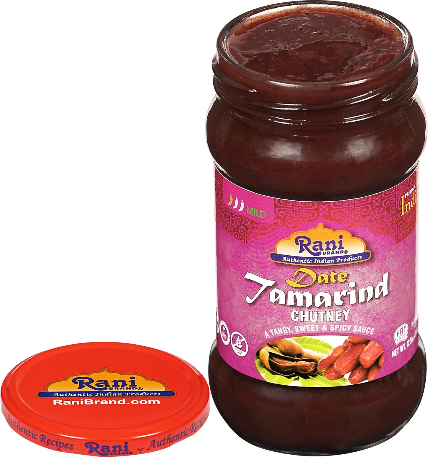 Rani Dates & Tamarind (Imli) Chutney 11.5Oz (325G) Glass Jar, Ready To Eat, Vegan ~ Gluten Free | Non-Gmo | No Colors | Indian Origin