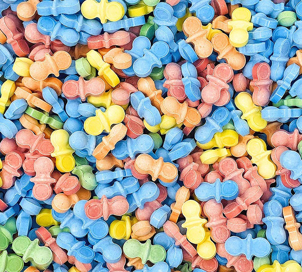 SweetGourmet Baby Pacifiers Fruit Flavored Candy | 2 Pounds