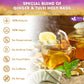 FRESHDRINKUS Ginger Tulsi Tea Bags, 100% Natural, Vegan, 135 Count