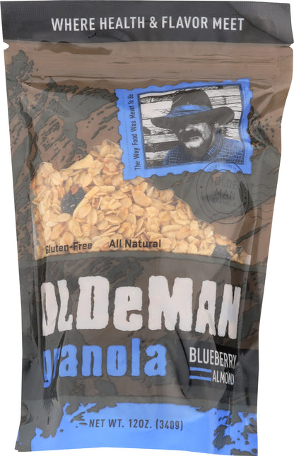 Olde Man Granola Gluten Free Granola - Non-GMO Healthy Granola Cereal - Soft Whole Grain Oats, Butter, Brown Sugar - Handmade in