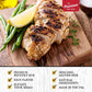 Rufus Teague - Chick N' Rub - Premium BBQ Rub - 6.2oz Bottles - 2 Pack