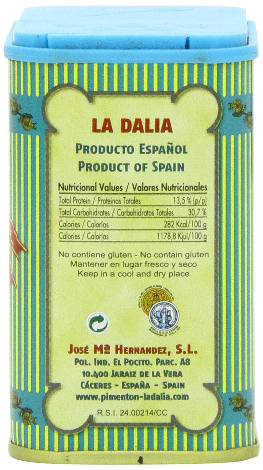 La Dalia Sweet Smoked Paprika, 2.46 Oz, Original Version, Model 210038VE