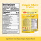 Pocas Lemon Ginger Chews - Sweet And Zesty Ginger Chew, Individually Wrapped Low-Calorie Snacks, Ginger Candy Made With Pure Cane Sugar, 3 Oz Ea (Pack Of 4)