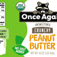 Once Again Organic Crunchy Peanut Butter, 16oz - Salt Free, Unsweetened - USDA Organic, Gluten Free Certified, Vegan, Kosher - G