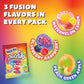 Welchs Fruit Snacks - Juicefuls Fusions, 50ct Snack Box - 0.8oz Snack Packs, 2-in-1 Fruit Snacks, Gluten Free, Natural Colors &