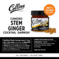 Collins Candied Ginger in Syrup for Cocktails  Gluten Free Skinny Cocktail Garnish for spirit-inspired flavor  Rum  Martini  Mojito  Gin  Moscow Mule  Tea  Desserts  Baking  Home Bar  10.6 oz  Set of 1