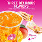 O'S Bubble Boba Tea Kit - 6 Servings Bubble Tea Kit - Popping Boba Party Kit - 3 Flavors Popping Boba Kit