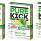 PURE KICK Powdered Drink Mix - Sonic Limeade - Low Calorie, Zero Sugar - Pack of 3, 18 Servings