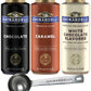 Ghirardelli Chocolate Sauce, White Chocolate Flavored Sauce, Caramel Sauce 16 oz Squeeze Bottles (Pack of 3) with Ghirardelli St