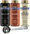 Ghirardelli Chocolate Sauce, White Chocolate Flavored Sauce, Caramel Sauce 16 oz Squeeze Bottles (Pack of 3) with Ghirardelli St