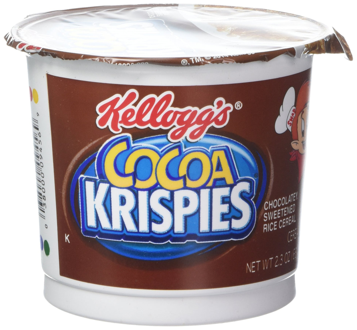 Kellogg's Cocoa Krispies Chocolatey Sweetened Rice Cereal Six 2.3 Ounce Cups by Rice Krispies