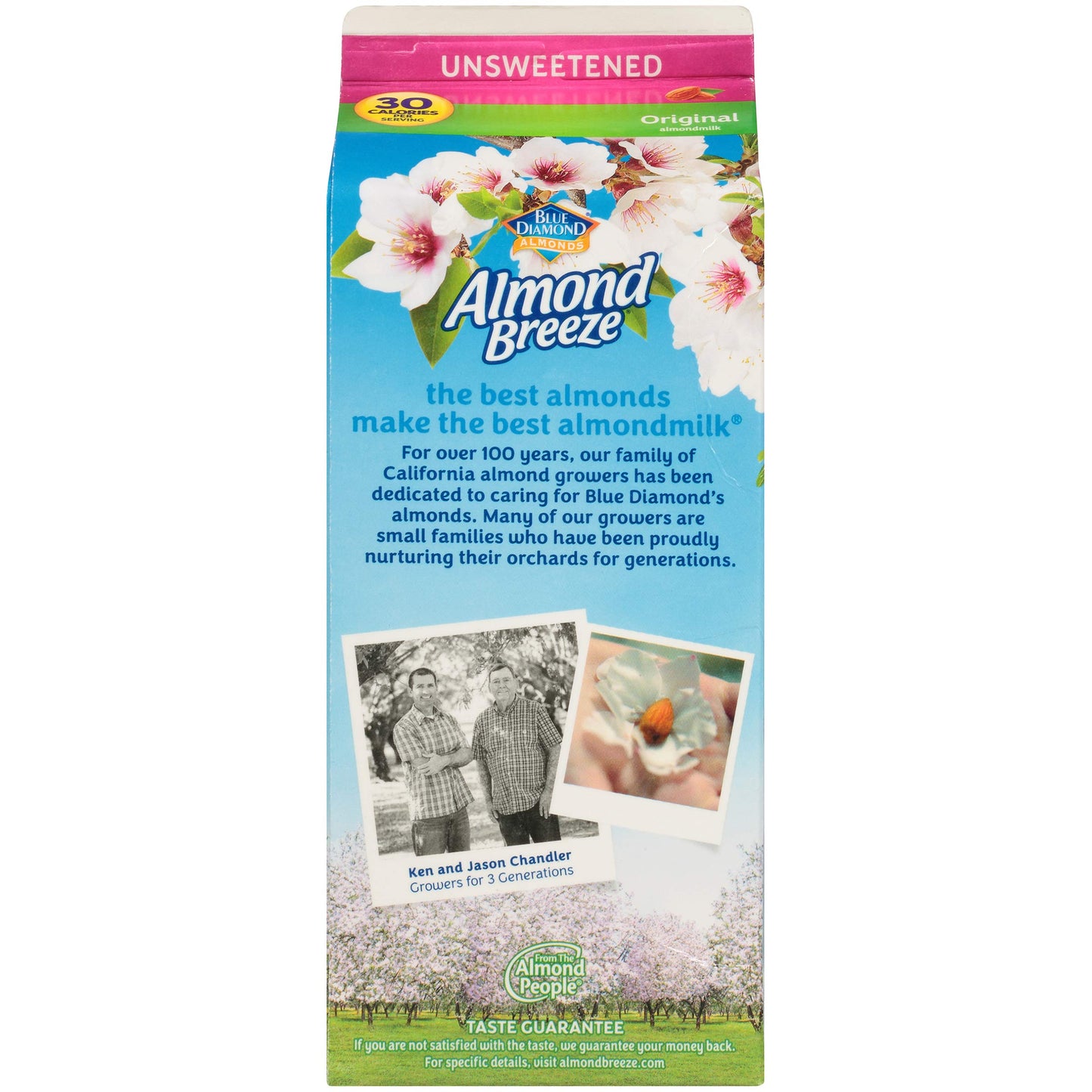 Almond Breeze Blue Diamond, Almond milk, Original, 64 Fl Oz