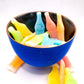 Dm Sweets Wax Bottles - 1 Lb Of Nostalgic Assorted Colored Fruit Flavored Liquid Filled Chewy Wax Bottles