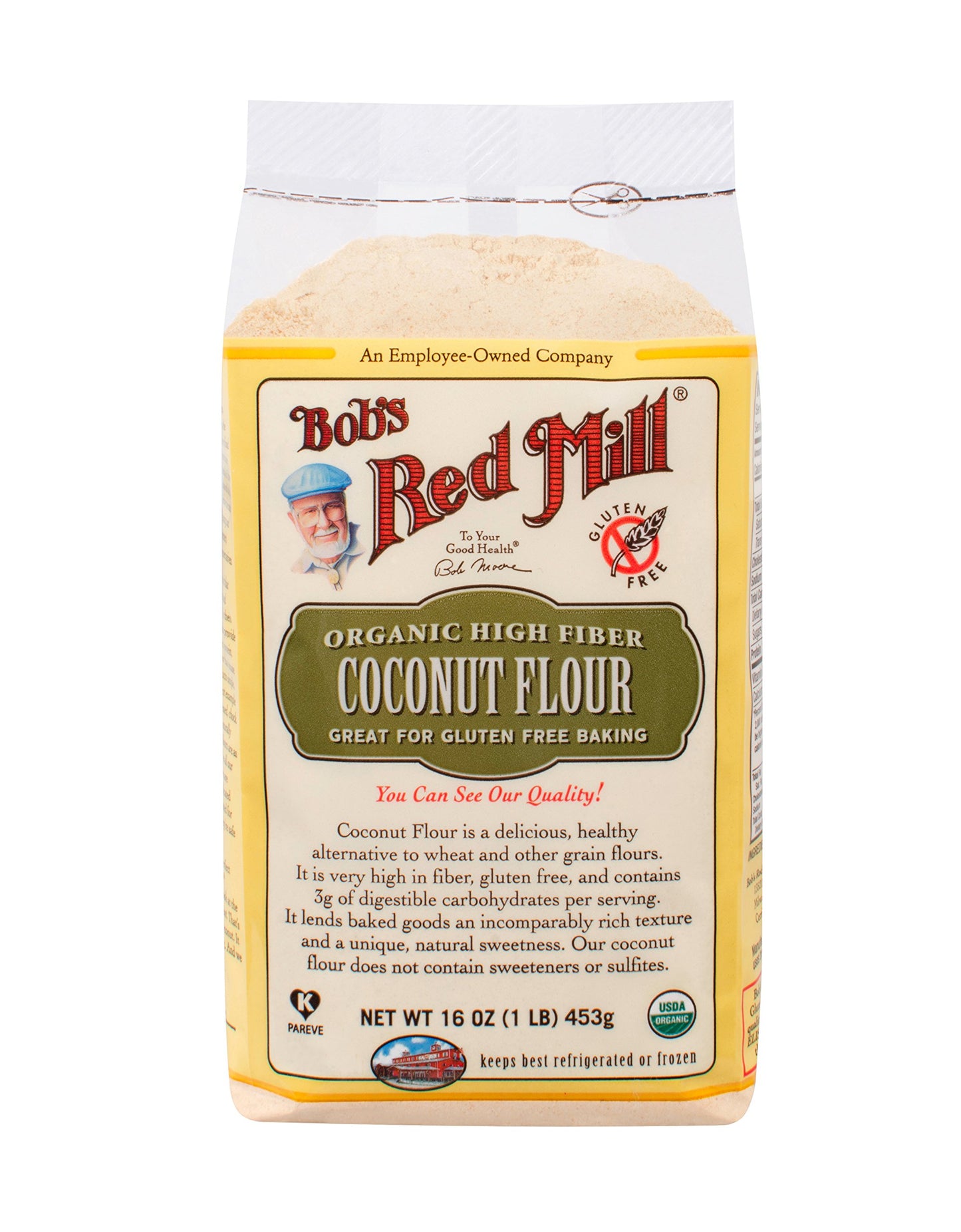 Bob'S Red Mill Organic Coconut Flour, 16 Ounce