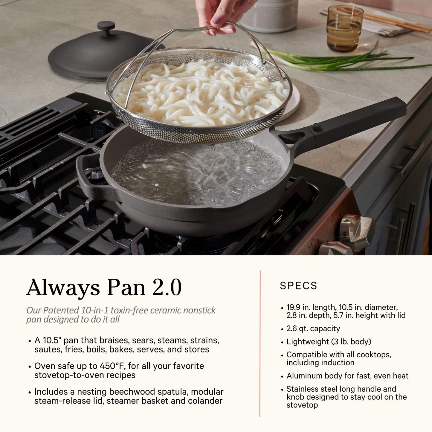 Our Place Cookware Duo 7-Piece Set, Aluminum, Nonstick, Oven & Induction Safe, Spice