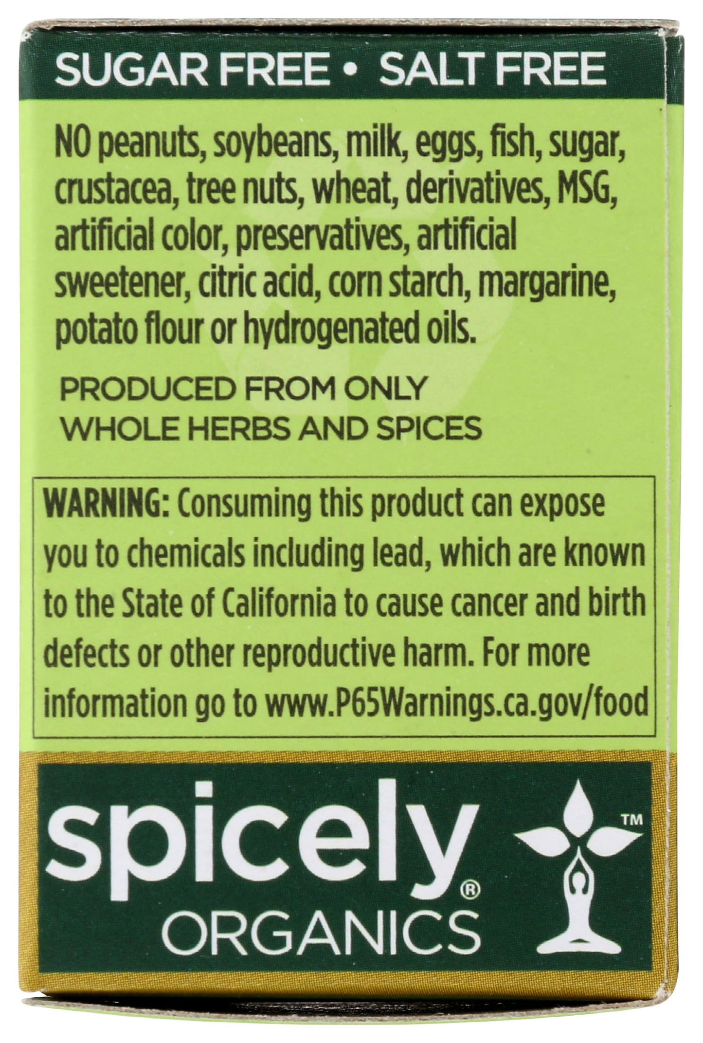 Spicely Organic Seasoning Chinese Five Spice 0.40 Ounce ecoBox Certified Gluten-Free