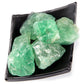 Uu Unihom 1 Lb Bulk Rough Raw Green Fluorite Crystal For Tumbling, Cabbing, Polishing, Decoration, Wrapping,Large 1'' Natural Ra