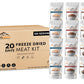 Mountain Essentials 120 Servings Freeze Dried Enhanced Variety Fully Cooked Meat Kit | High Protein Intake Contains 2988 Protein Ready To Eat Emergency Survival Easy Prep Food For Camping & Backpacking