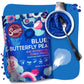 Suncore Foods Blue Butterfly Pea Powder, Blue Food Coloring Powder, Gluten-Free, Non-GMO, 3.5oz (2 Pack)