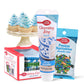 Betty Crocker Cupcake Kit - 100 Blue Cupcake Liners, Fusion Monster Mix Sprinkles, Blue Icing - Ideal for Gender Reveals & Birthdays