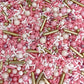 Manvscakes, Pink Sprinkles, Valentines, Cake Sprinkles, Gold Sprinkles, Cookies, Chocolate, Fondant, Princess Topping, Ice Cream, Edible, Dessert Decoration (Rose)