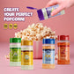 Popcorn Seasoning Popcorn Flavoring Variety Pack Gifts Set Of 5 Popcorn Salt 2.5 Oz Shakers, Non-Gmo Toppings, Movie Night Suppl