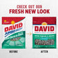 David Sour Cream & Onion Jumbo Sunflower Seeds, Keto Friendly, 5.25 Oz Resealable Bag