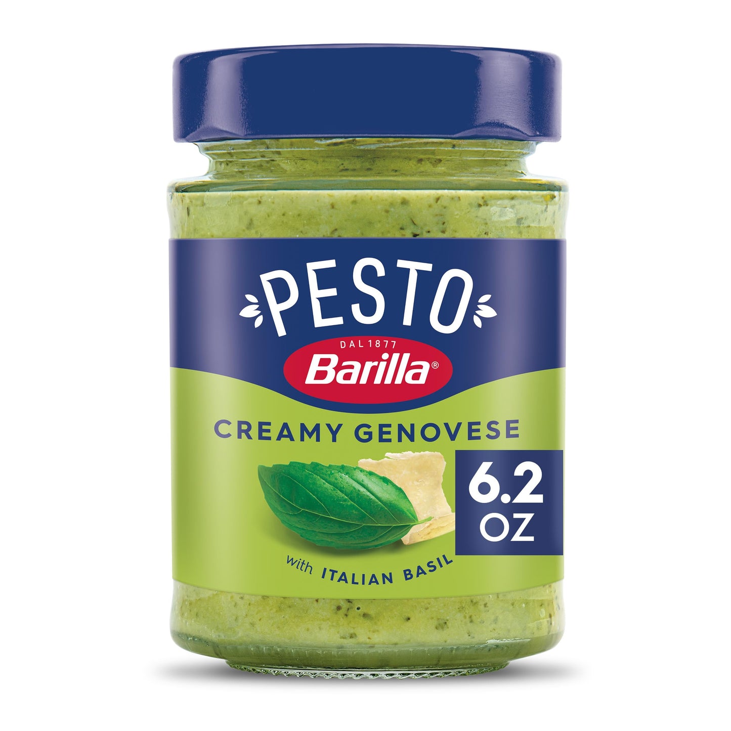 Barilla Pesto Genovese Sauce, 6.2 oz, Italian Basil Pesto, Pack of 1
