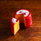 Medium Aged Cheddar Cheese Wheel - 6+ Months | 3 Pound Red Wax Wheel | Creamy, Sweet & Distinct Authentic Wisconsin Cheddar Chee