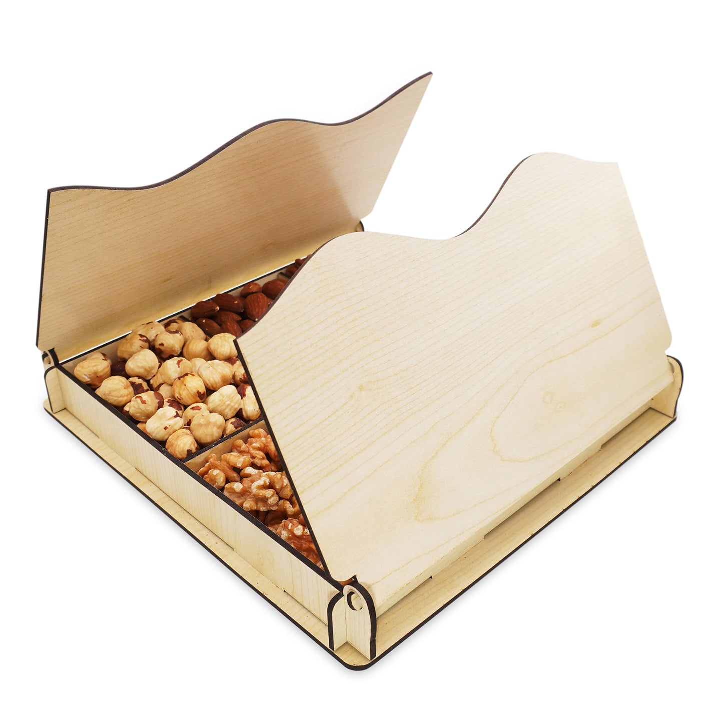 Secret Gardens Dried Fruit and Nuts Gourmet Food Gift Baskets Turns into Basket Healthy Fresh Gift For Thanksgiving, Fathers Da