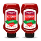 True Made Foods - No Sugar Added Ketchup - Condiment Squeeze Bottles Made with Fruit and Veggies for Barbeque Grilling and BBQ T