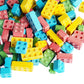 Building Blocks Candy - 3 Pound Bag - Building Block Candies - Candy Bricks Assorted Flavors - Edible Blocks Assortment