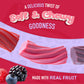 Wiley Wallaby Licorice 10oz Soft & Chewy Australian Style Candy, Variety Pack Twists, 6 Pack - Black Gourmet Treats