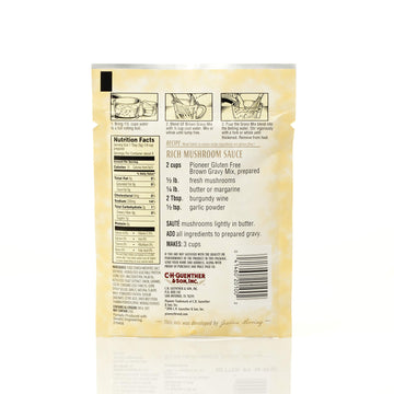 Pioneer Brand Gluten Free Brown Gravy Mix, 1.61 Ounce (Pack Of 12)
