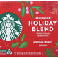 Starbucks Holiday Blend Medium Roast Coffee 72/ 0.40 Oz Net Wt 29.2 Oz,, ()
