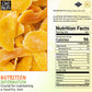 Dried Mango | 1 Lb - Dried Fruit Slices | Less Sugar Added | Dehydrated Fruit Bites | Packed In New York Zip-Seal Bag For Exceptional Freshness By Oh Nuts