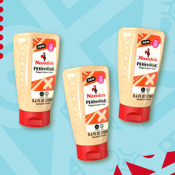 Nandos Original Spicy Mayo PERinaise - Flavored Mayonnaise Spread & Dressing - Gluten Free - 8.6 fl oz (3 Pack)