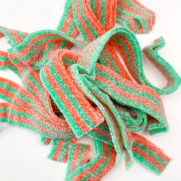 By The Cup Sour Power Strawberry Apple Sour Belts, 1 Lb Bulk Bag