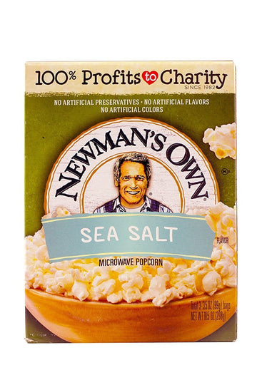Newmans Own Natural Microwave Popcorn 10.5 oz (Pack of 12)