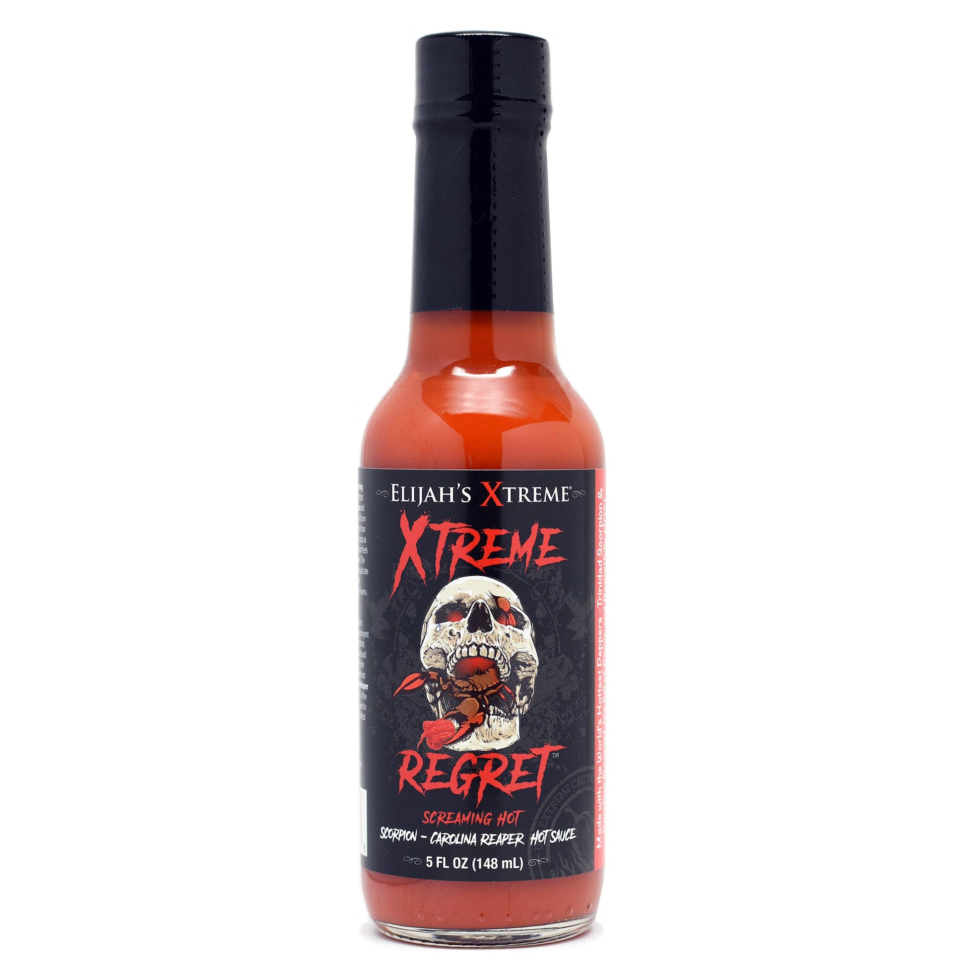 Elijah'S Xtreme Regret Hot Sauce - Carolina Reaper And Trinidad Scorpion - The 2 Hottest Peppers In The World For An Extreme Fie