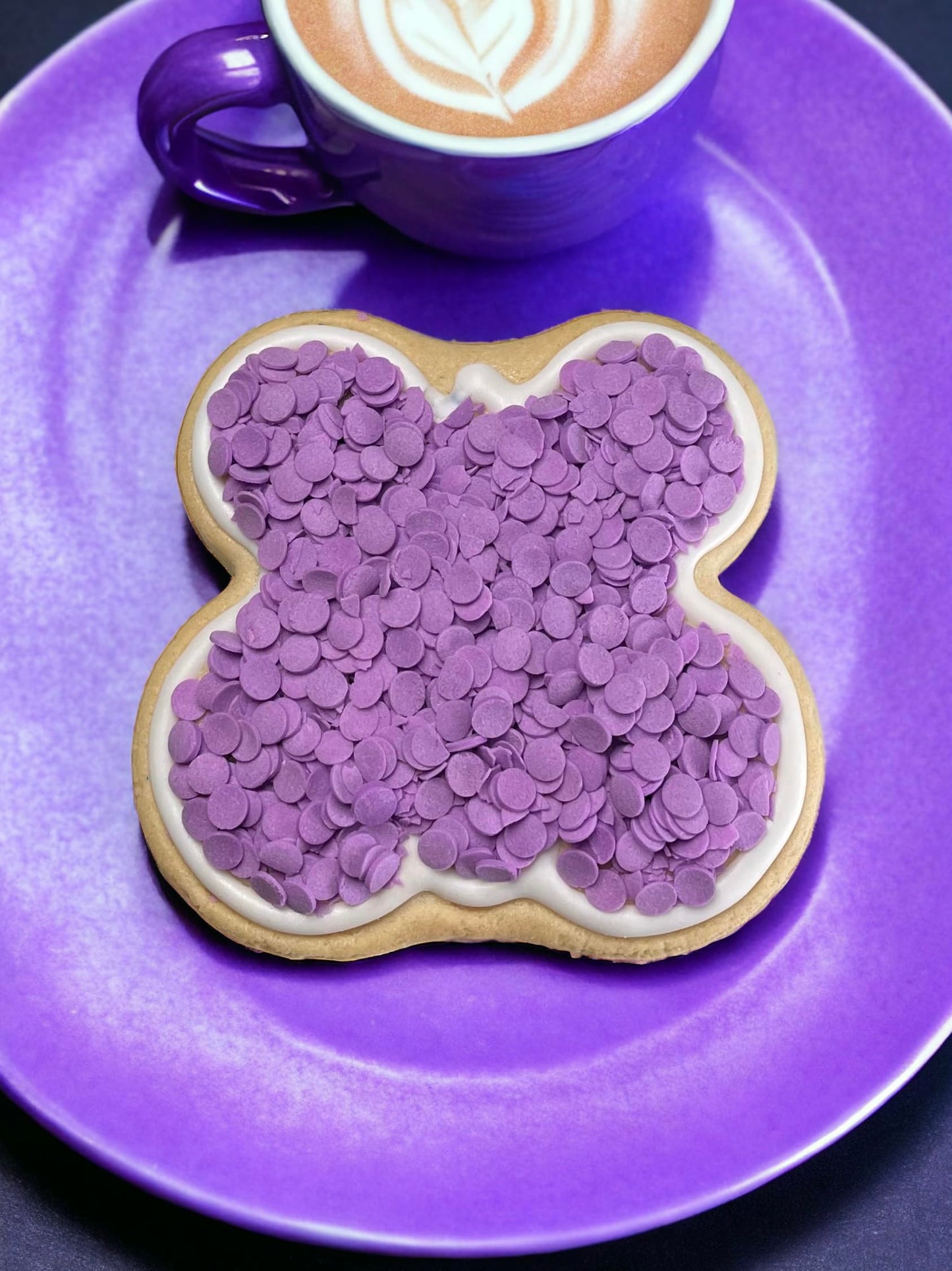 Edible Accents Purple Sequins - Confectionery Accents, Gluten Free, Egg Free, Nuts Free, Kosher, Fancy Sprinkles Medley Mix, For