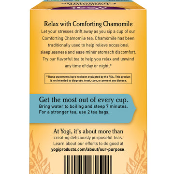 Yogi Tea,Og2,Comfrtng Chamoni, 16 Bag